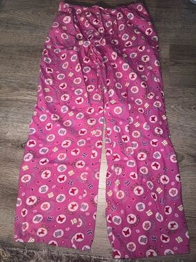 Vintage Y2K Sweet Hottie Pink Pajama Pants small